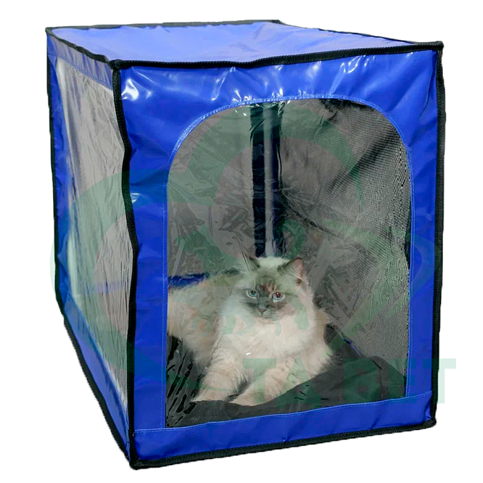ТД ВЕТ Выставочная палатка с ковриком для кошек и малых пород собак 550х450х450h (разборная)