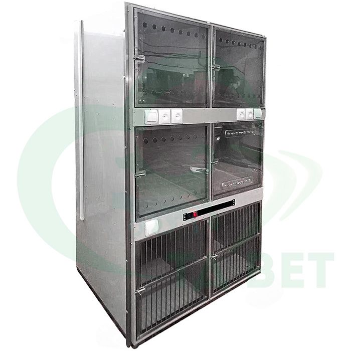 ТД ВЕТ Модуль из 6 клеток из полипропилена 1200(1240)х700х1920(2080)h