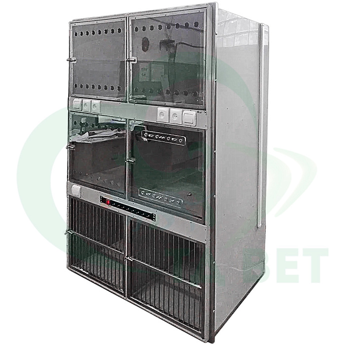 ТД ВЕТ Модуль из 6 клеток из полипропилена 1200(1240)х700х1920(2080)h