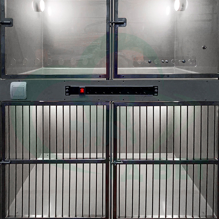 ТД ВЕТ Модуль из 6 клеток из полипропилена 1200(1240)х700х1920(2080)h