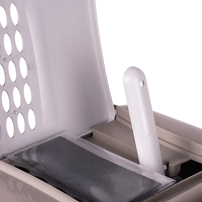 IMAC био-туалет для кошек EASY CAT 50х40х40h см, светло-серый