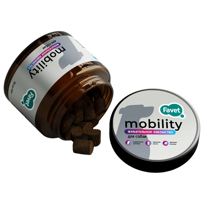 Favet Функциональное лакомство PetPantel Soft Chews для мышц и суставов для собак, 120г