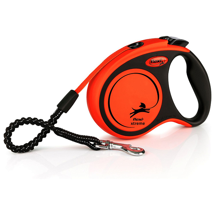 flexi рулетка Xtreme S (до 20 кг) 5 м лента оранжевая