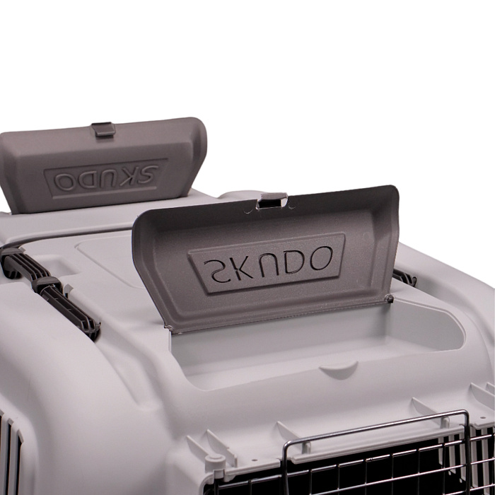 MPS переноска SKUDO 6  92х63х70h см с металлической дверцей с замком серая