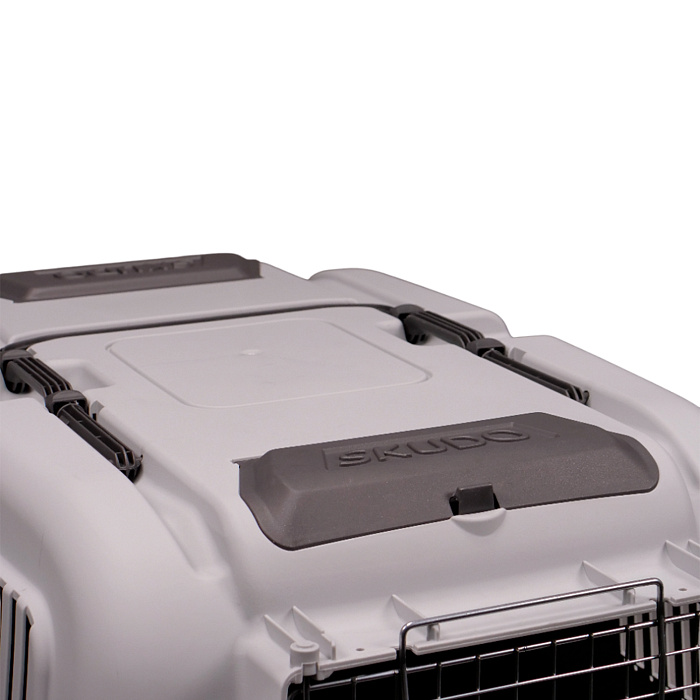 MPS переноска SKUDO 7  105х73х76h см с металлической дверцей с замком серая