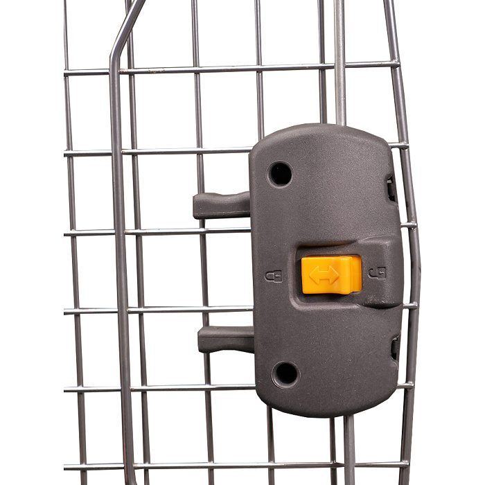 MPS переноска SKUDO 7  105х73х76h см с металлической дверцей с замком серая