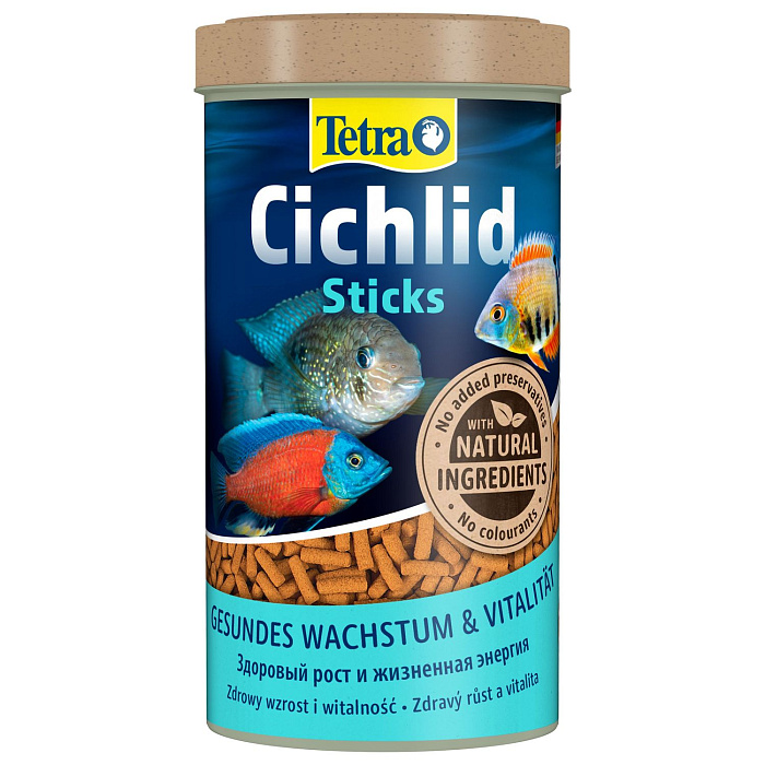 TetraCichlid Sticks корм для всех видов цихлид в палочках 500 мл