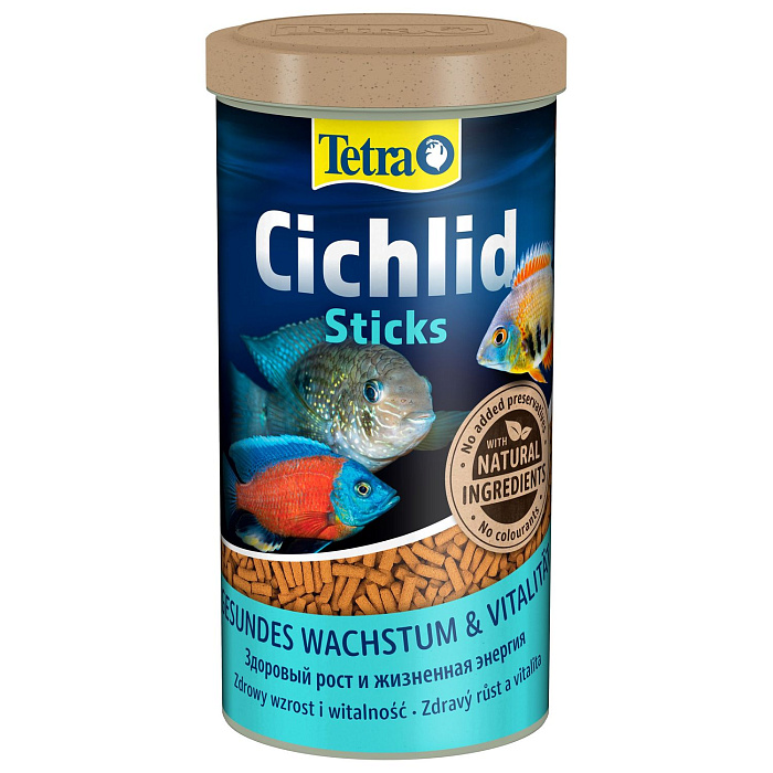 TetraCichlid Sticks корм для всех видов цихлид в палочках 1 л