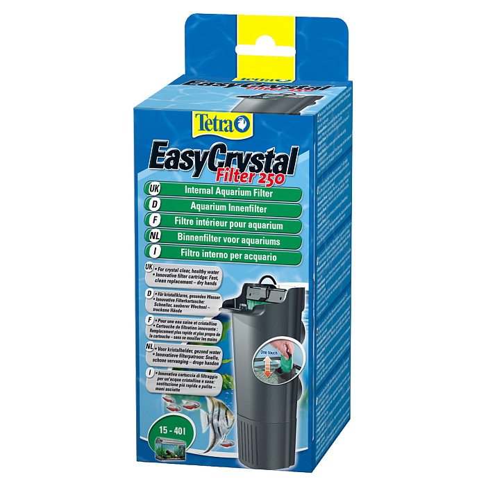 Tetra EasyCrystal 250 внутренний фильтр для аквариумов 15-40 л