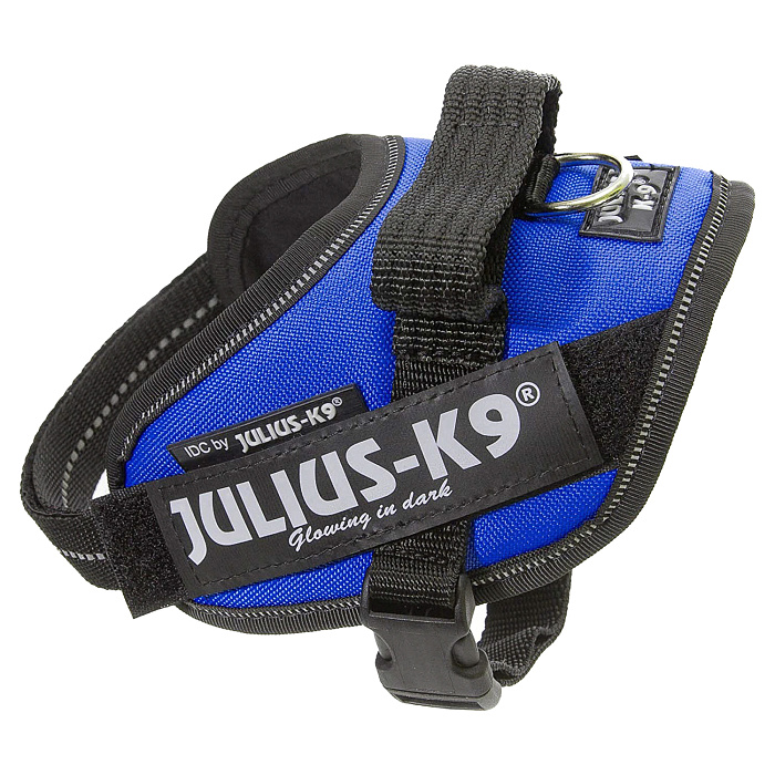 JULIUS-K9 шлейка для собак IDC®-Powerharness Mini (49-67см/ 7-15кг), синий