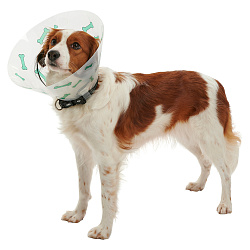 KRUUSE (из наличия) Воротник с дизайном (бирюзовые кости) 7,5 см СКИДКА 80%