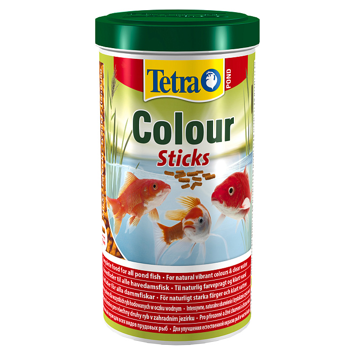 Tetra Pond Color Sticks корм для прудовых рыб палочки для окраски 1 л