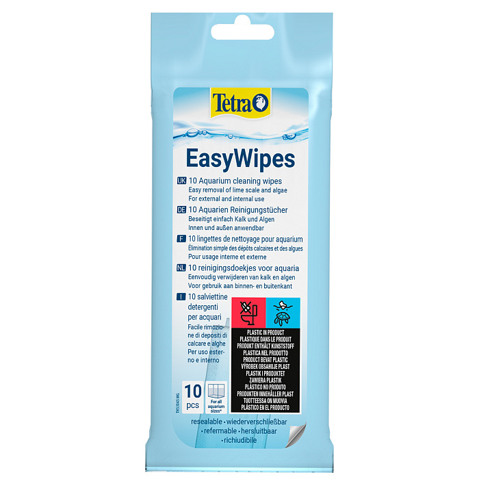 Tetra EasyWipes салфетки для протирки аквариумов