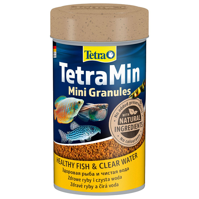 TetraMin Mini Granules корм в mini гранулах для молоди и мелких рыб 100 мл