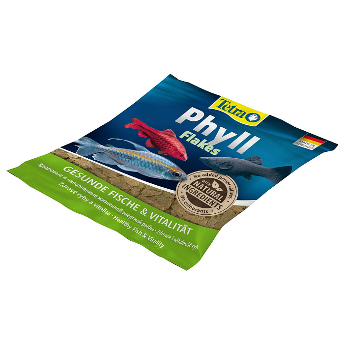 TetraPhyll корм для всех видов рыб растительные хлопья 12 г (sachet)