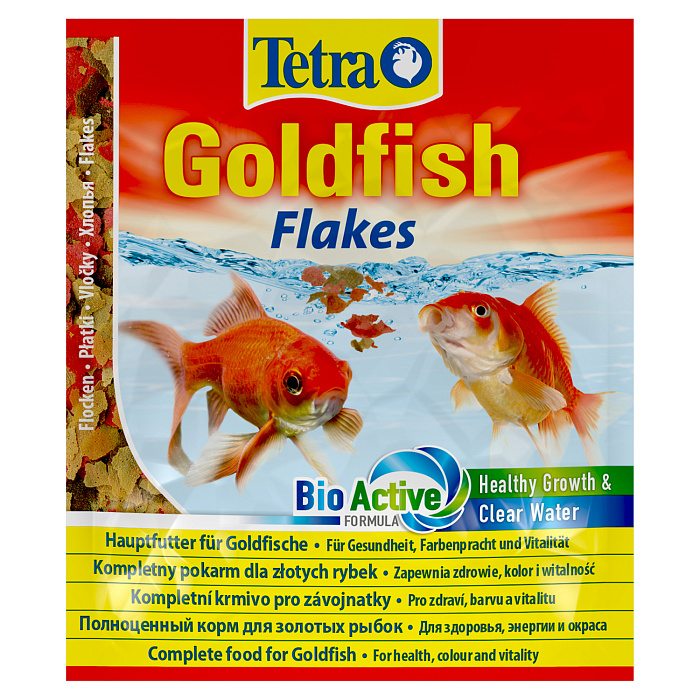 TetraGoldfish корм в хлопьях для всех видов золотых рыбок 12 г (sachet)