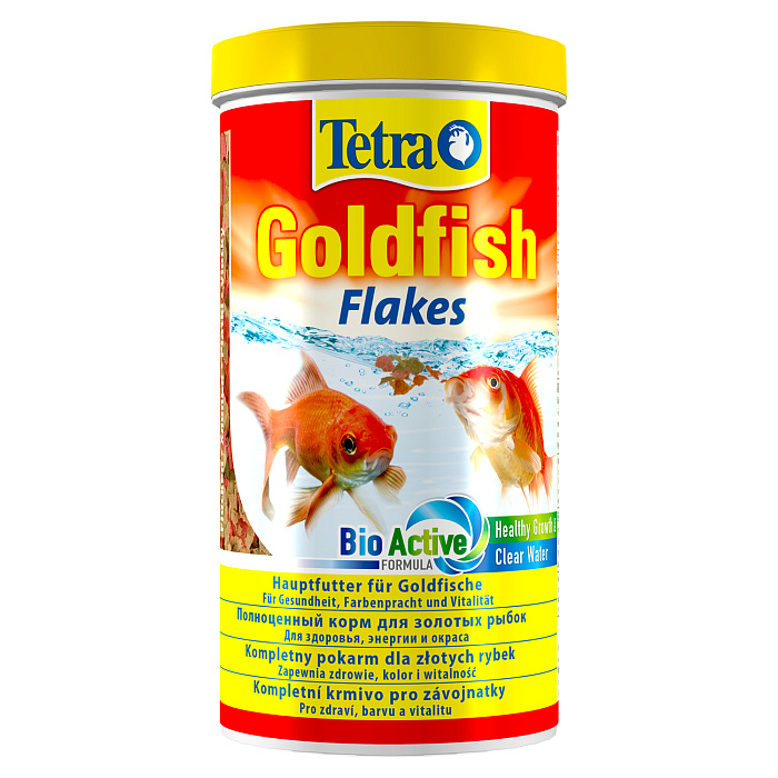 TetraGoldfish корм в хлопьях для всех видов золотых рыбок 1 л