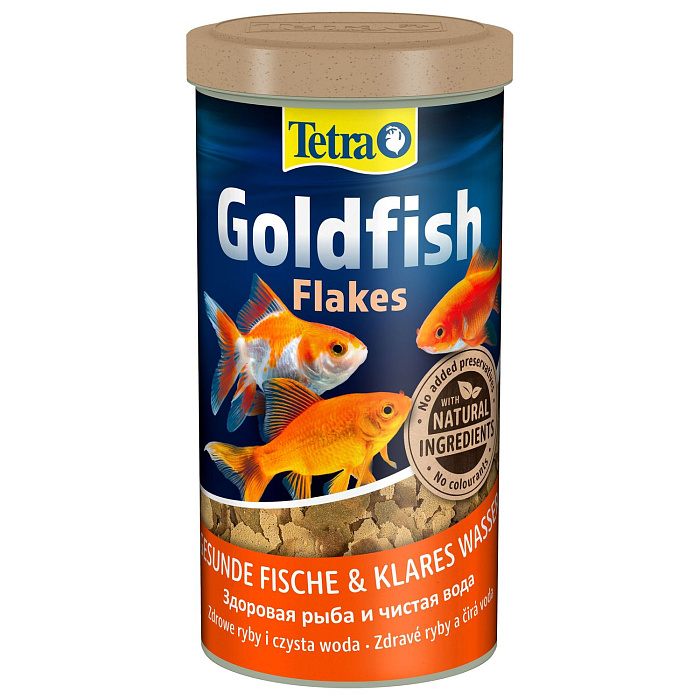 TetraGoldfish корм в хлопьях для всех видов золотых рыбок 1 л