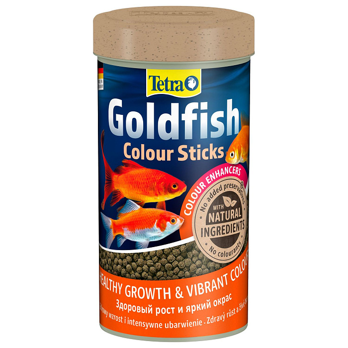 TetraGoldfish Colour Sticks корм в палочках для улучшения окраса золотых рыбок 250 мл