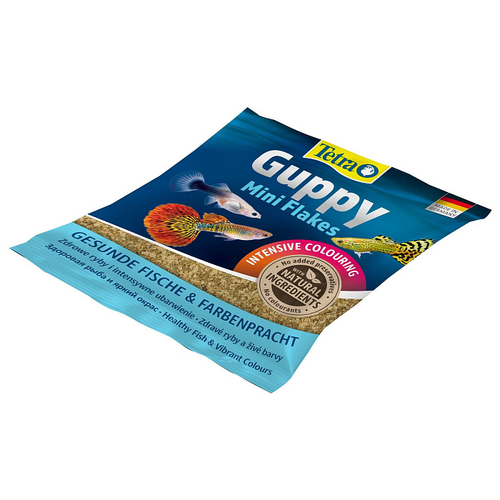 TetraGuppy корм в хлопьях для гуппи 12 г (sachet)