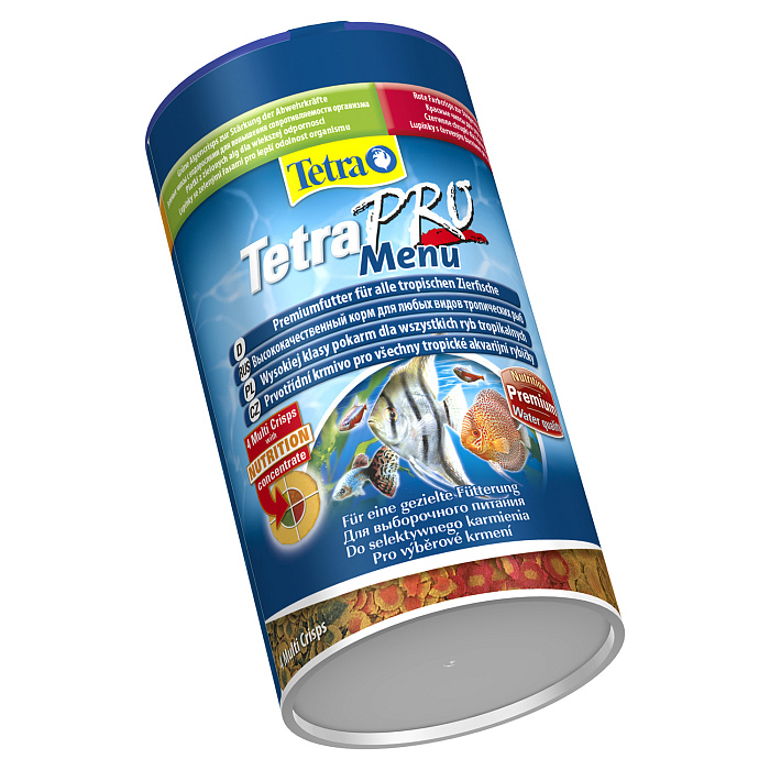 TetraPro Menu корм для всех видов рыб "4 вида" чипсов 250 мл