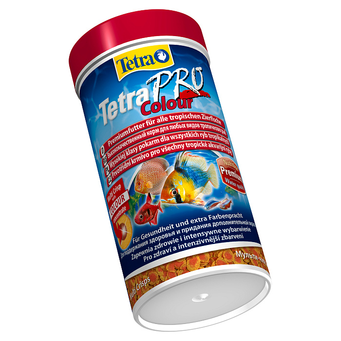 TetraPro Color Crisps корм-чипсы для улучшения окраса всех декоративных рыб 250 мл