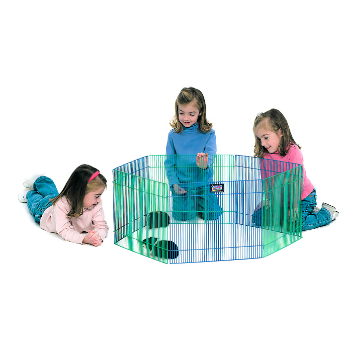 Вольер MidWest Critterville, для собак для грызунов, 6 панелей 48х38h см, цветной