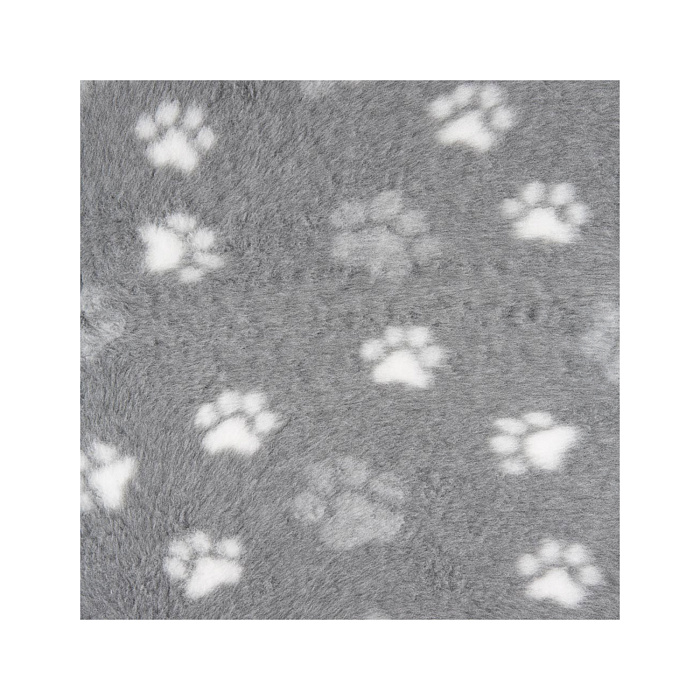 Коврик меховой ProFleece Лапки 1х1,6м серый/белый СКИДКА 40%