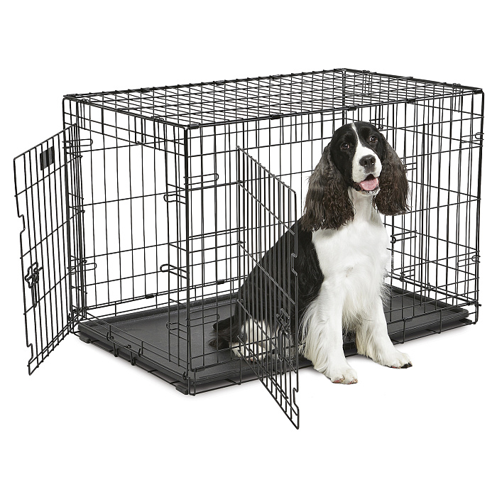 Клетка MidWest Contour для собак 93х59х62h см, 2 двери
