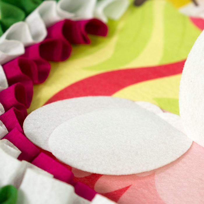 Нюхательная игрушка-сумка Mr.Kranch Фламинго диаметр 50 см