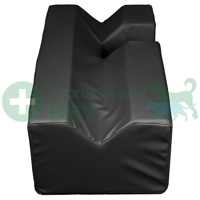 ТД ВЕТ Подушка для фиксации животных при кардио и узи-процедурах 900х450х300h мм (кож.зам. черный)