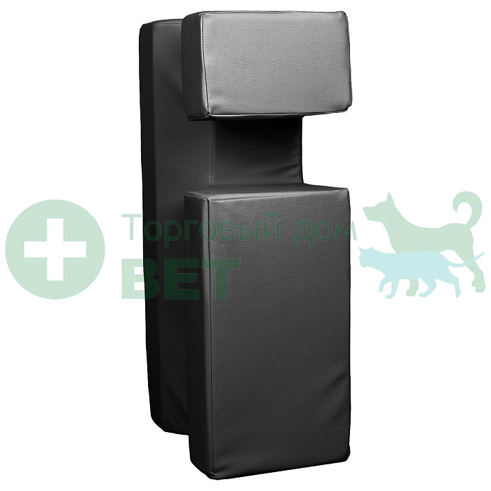 ТД ВЕТ Подушка для фиксации животных при кардио и узи-процедурах 900х450х300h мм (кож.зам. черный)