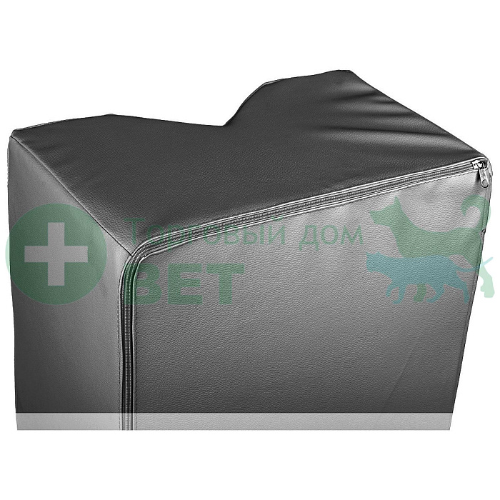 ТД ВЕТ Подушка для фиксации животных при кардио и узи-процедурах 900х450х300h мм (кож.зам. черный)