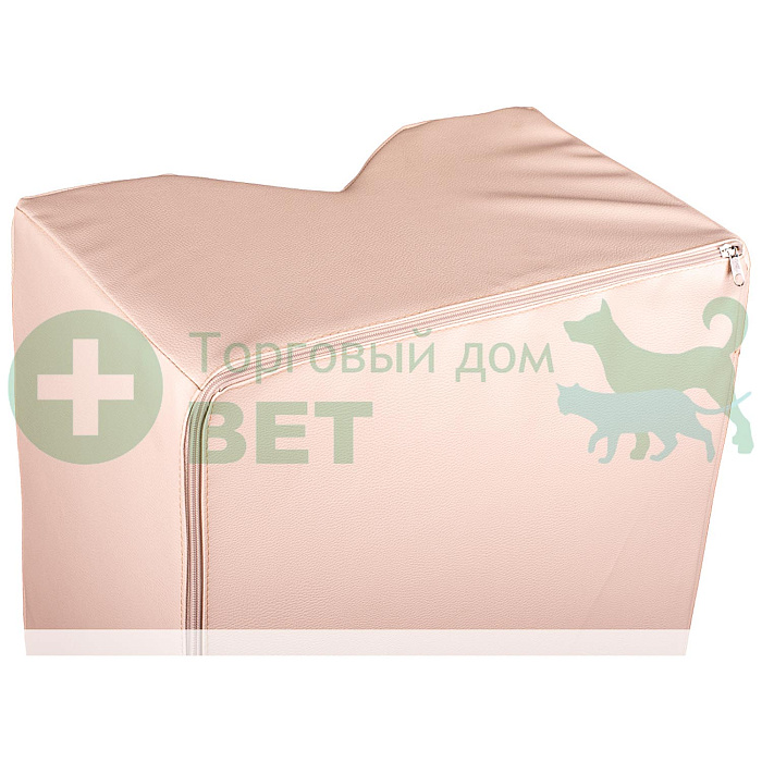 ТД ВЕТ Подушка для фиксации животных при кардио и узи-процедурах 900х450х300h мм (кож.зам. бежевый)