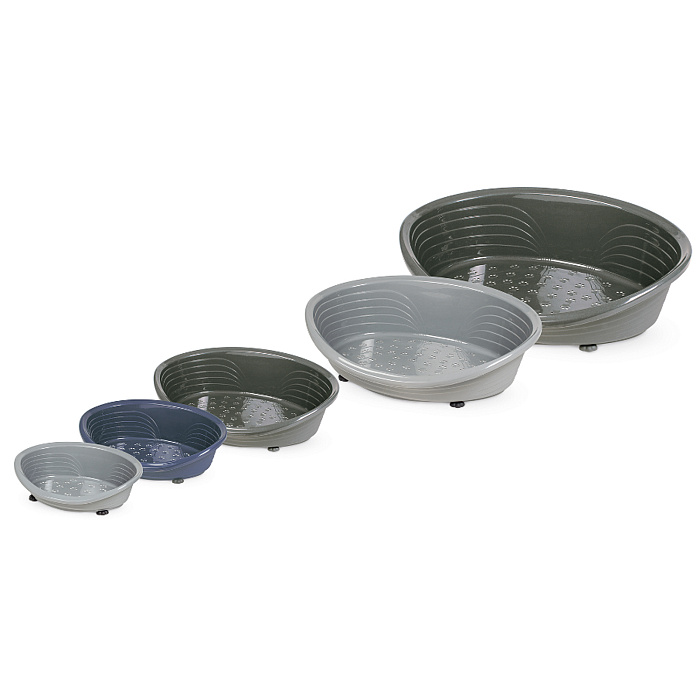 Лежанка MPS STRAKA 38 для кошек и собак пластиковая 49х36х16см серая