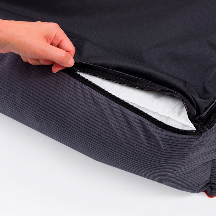 Лежанка Pet Comfort для собак очень крупных пород, Golf Vita 01, размер XL 105х120 см, серый СКИДКА 40%