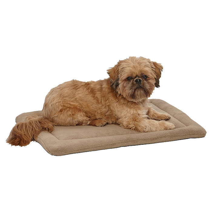 MidWest лежанка Micro Terry плюшевая 59х43 см серо-коричневая СКИДКА 40%