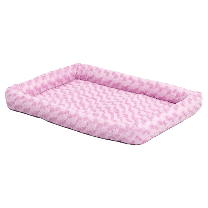 Лежанка MidWest Fashion для собак и кошек плюшевая 56х45 см, розовая СКИДКА 40%