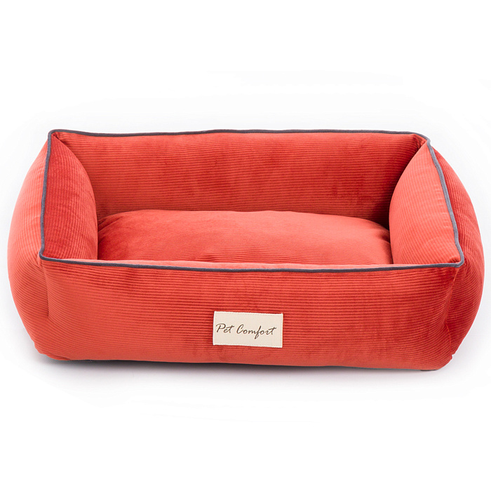 Лежанка Pet Comfort для кошек и собак миниатюрных пород, Golf Vita 02, размер XS 45х55 см, красный СКИДКА 40%