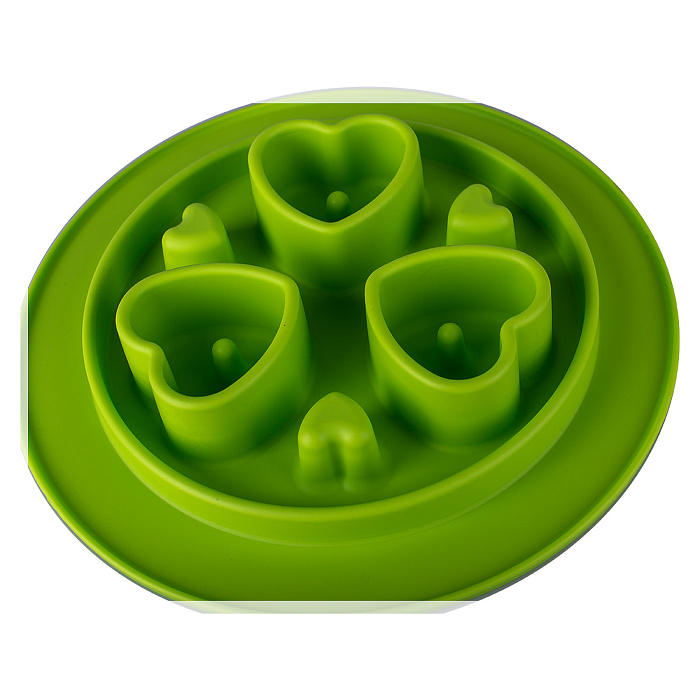 Миска SuperDesign силиконовая для медленного поедания 350 мл, салатовая СКИДКА 50%