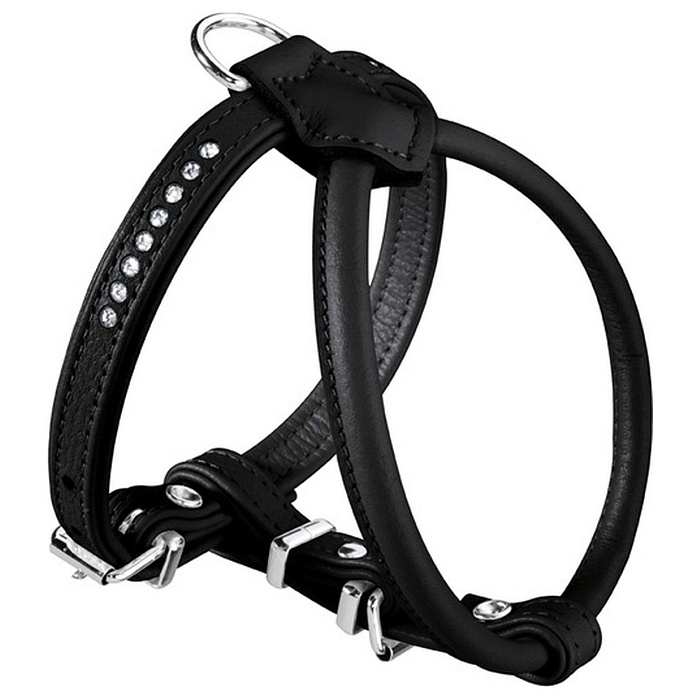 Hunter Smart шлейка для собак Modern Art R&S Luxus 45/11 (30/37-43 см) кожзам черный СКИДКА 50%