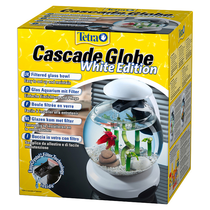 Tetra Cascade Globe White аквариумный комплекс белый 6,8 л СКИДКА 40%
