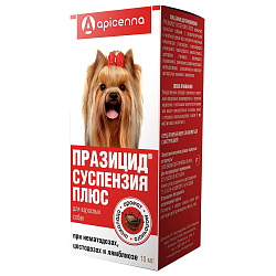 Суспензия Празицид Плюс для взрослых собак, 10 мл СКИДКА 20%