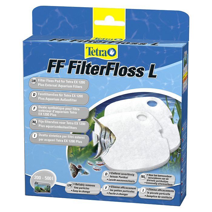 Tetra FF 1200 губка синтепон для внешнего фильтра Tetra EX 1200 2 шт. СКИДКА 40%