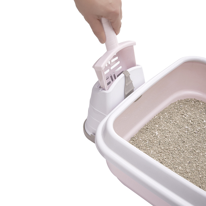 IMAC совочек для туалета на подставке ROMEO 28 см, нежно-розовый СКИДКА 40%