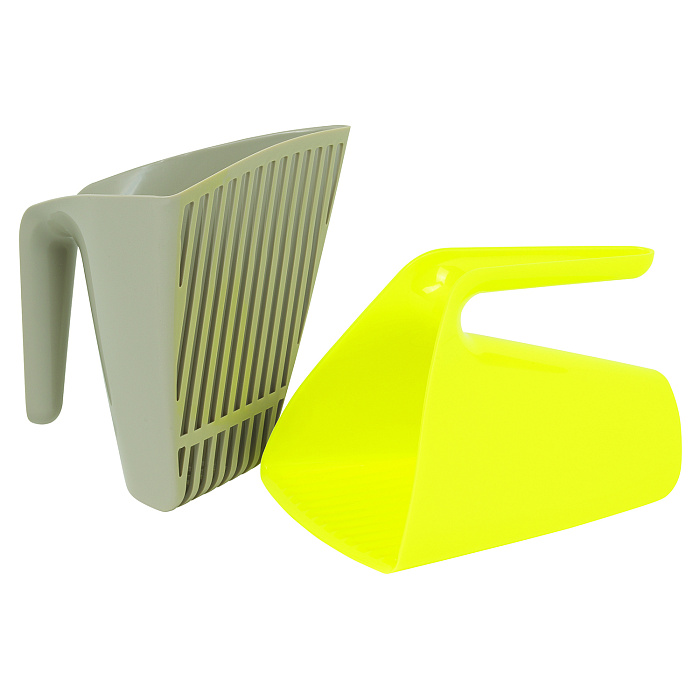 Moderna совочек Scoop & Sift 15x13x13h см отверстия узкие, желтый СКИДКА 40%