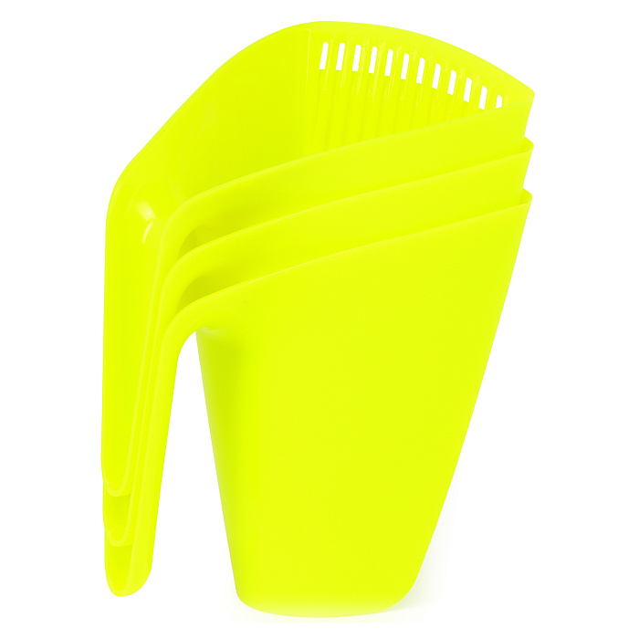 Moderna совочек Scoop & Sift 15x13x13h см отверстия узкие, желтый СКИДКА 40%
