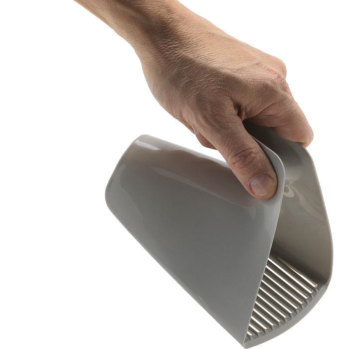 Moderna совочек Scoop & Sift 15x13x13h см отверстия узкие, серый СКИДКА 40%