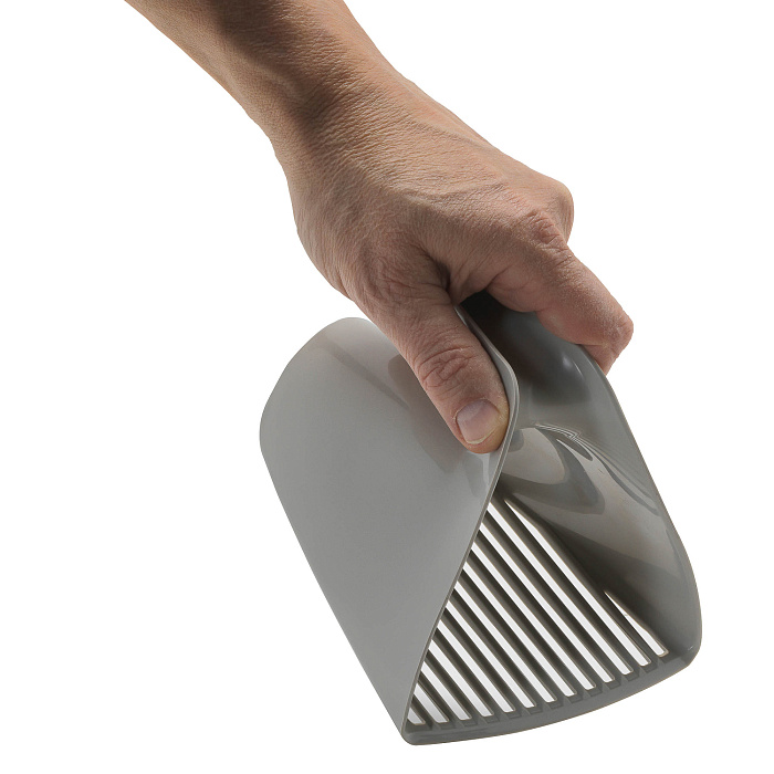 Moderna совочек Scoop & Sift 15x13x13h см отверстия узкие, серый СКИДКА 40%