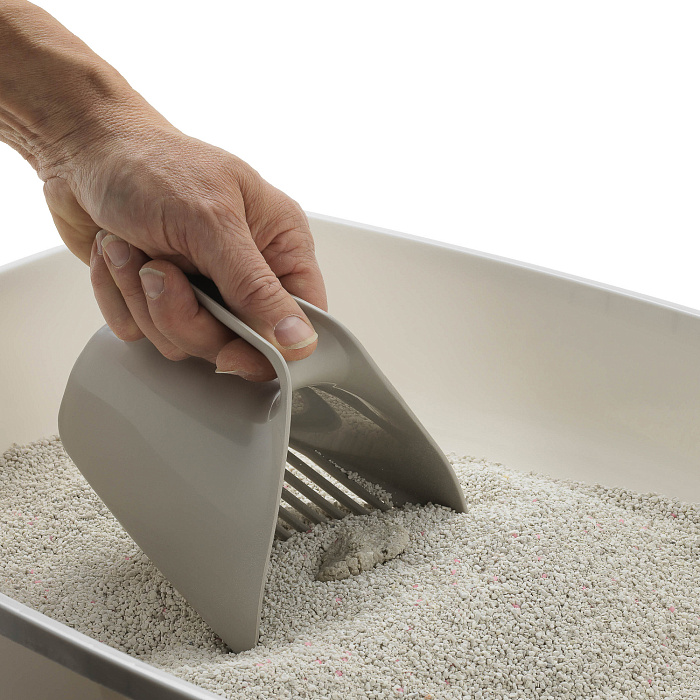 Moderna совочек Scoop & Sift 15x13x13h см отверстия узкие, серый СКИДКА 40%